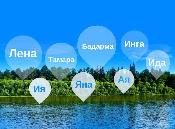 Реки с женскими именами в Иркутской области